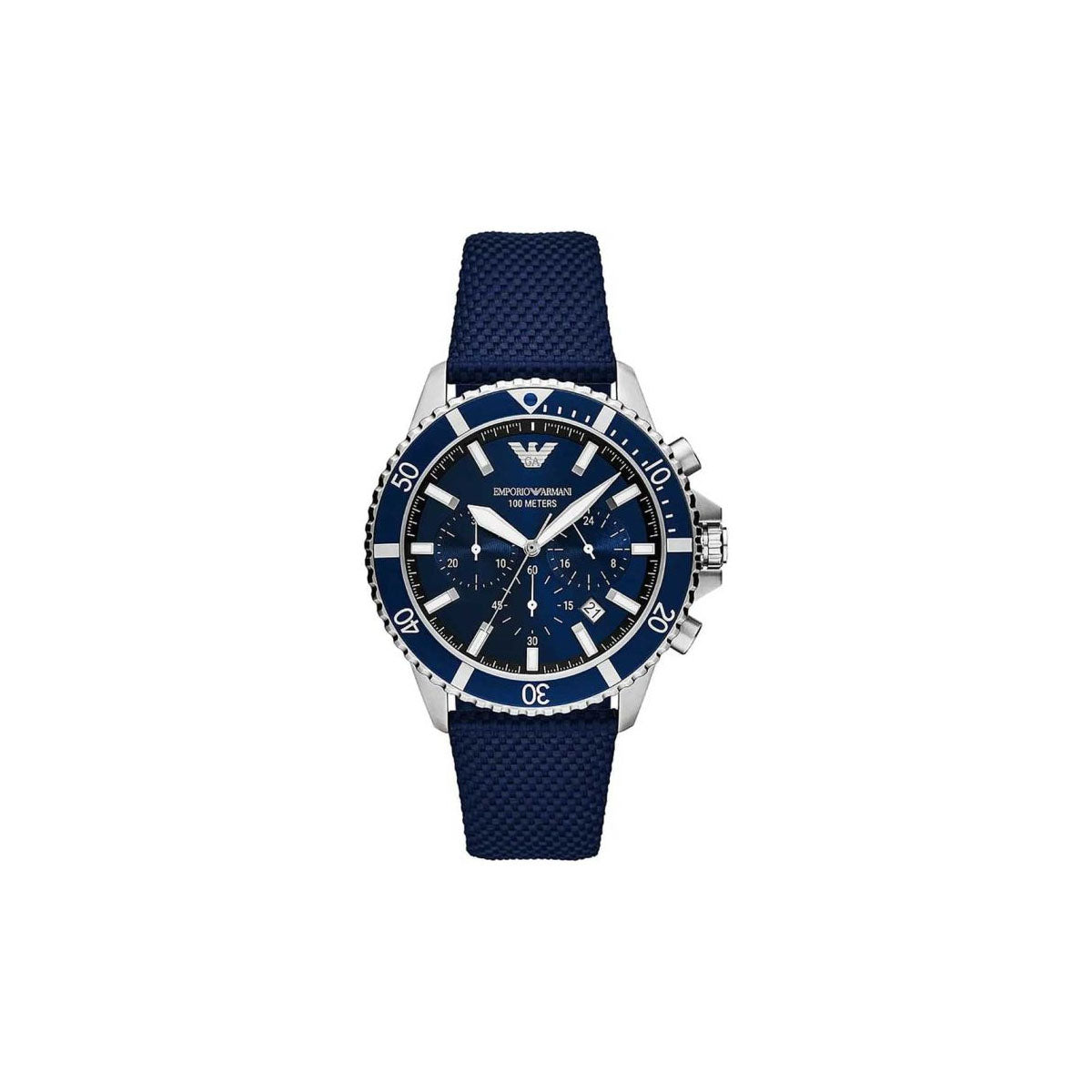 Emporio Armani AR11588 Men's Watch 43 Mm Blue
